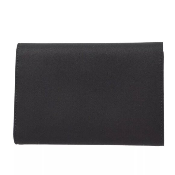 Prada Black Nylon Trifold Wallet Small Good - Picture 2 of 7